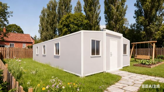 Total net weight 4.6 Tons 40ft Expandable Container Home with Customizable Furniture Expanded size L11800*W6220*H2480mm