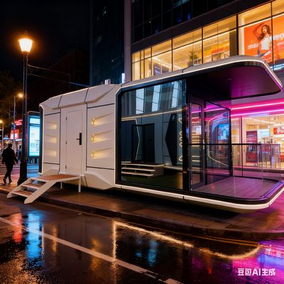 3460 Larghezza Capsula Spaziale Casa con 7 tonnellate di peso netto e 29,6 metri quadrati di superficie