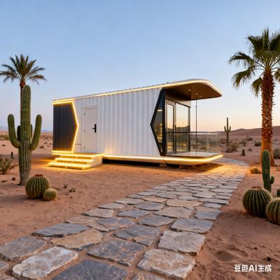 Casa Capsula Spaziale con Dimensioni L8560 * W3460 * H3400 per Alloggio di 2 Persone e Peso Netto di 7 Tonnellate