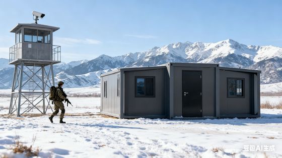 Contenitore pieghevole da 20 piedi con pavimento ignifugo da 18 mm, pannelli EPS da 75 mm e distribuzione elettrica standard