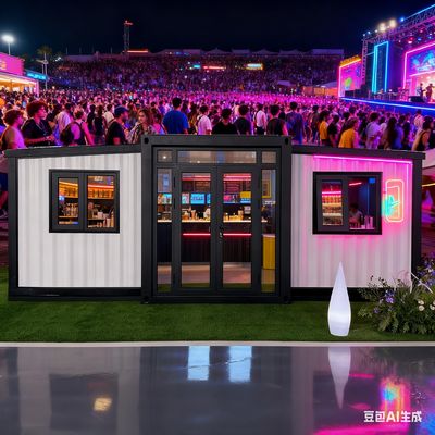 Modern Style Foldable Modular Homes featuring Steel Single Door and Wire 2.5 square meters for Country Markets