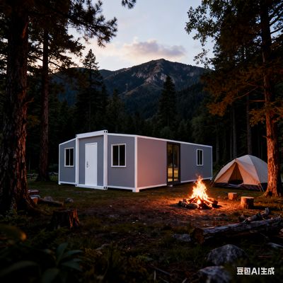 Casa pieghevole prefabbricata da 56 metri quadrati con telaio laterale completamente zincato e casa container pieghevole a montaggio rapido