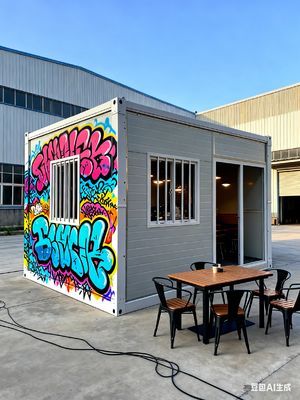 Casa prefabbricata in container con isolamento acustico ≥ 30 dB resistente al vento 0,5KN/m2 e impermeabile ‖ prestazioni di classe