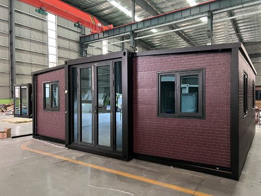 Pannelli sandwich EPS da 75 mm pieghevoli per container da 20 piedi con resistenza al vento di 4,18 KN/m² e livello di prestazione sismica 8