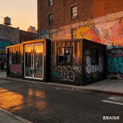 Container pieghevole da 20 piedi con isolamento termico e acustico personalizzabile Casa container espandibile e impilabile per case prefabbricate minuscole