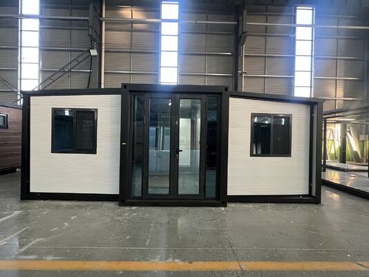 Container Pieghevole da 20 piedi con Telaio Principale Completamente Zincato, Pannelli Sandwich EPS da 75 mm e Livello di Prestazione Sismica 8 per Casa Container Espandibile