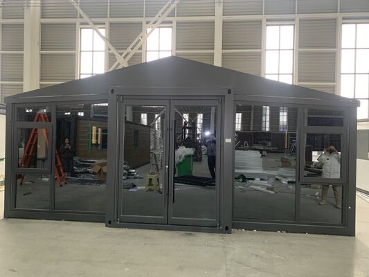 Contenitore pieghevole da 20 piedi con resistenza al vento 4.18 KN/m2 e durata di vita 30-40 anni