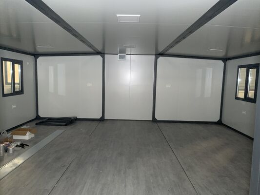 Contenitore pieghevole da 20 piedi con bagno a separazione bagnato-seco, isolamento termico e acustico e durata di vita di 30-40 anni